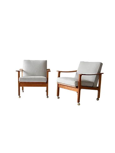 Couple of Scandinave armchairs by Ferd. Lundquist Gothenburg