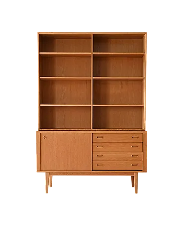 Scandinavian Vintage Scandinavian bookcase in oak