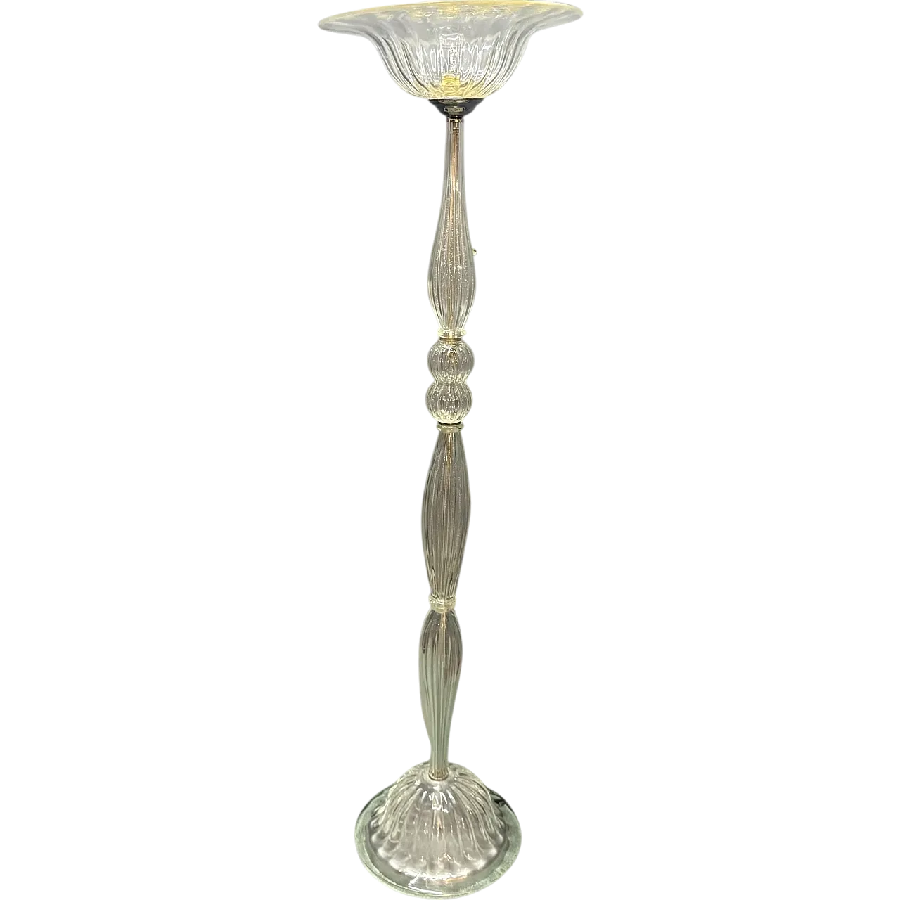 Lampada da terra in vetro di Murano di Barovier & Toso, anni '50 13