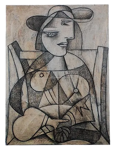 Portrait of a Woman with a Hat by Pablo Picasso, 20th century