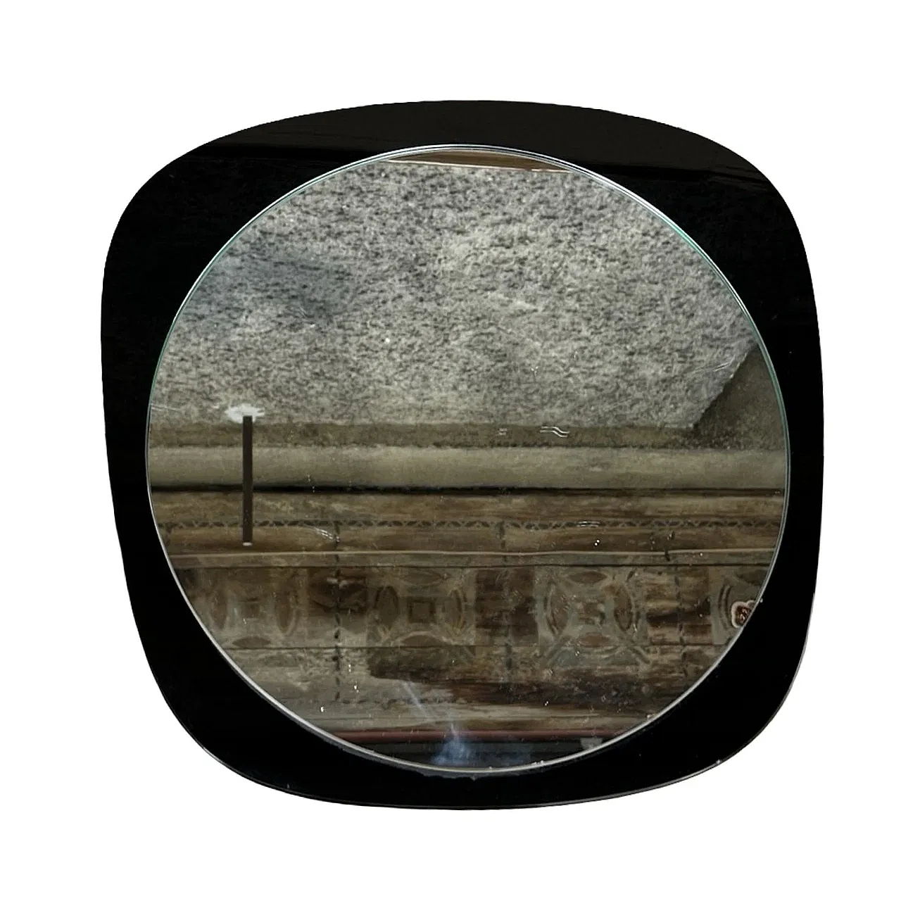 Asymmetrical wall mirror, 1970s 8