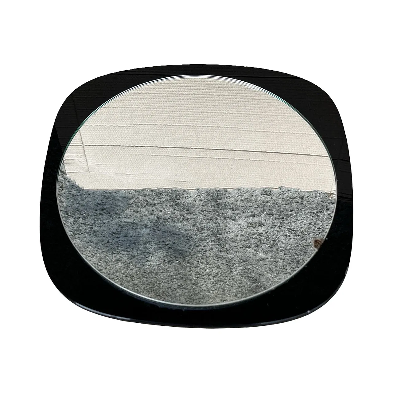 Asymmetrical wall mirror, 1970s 11