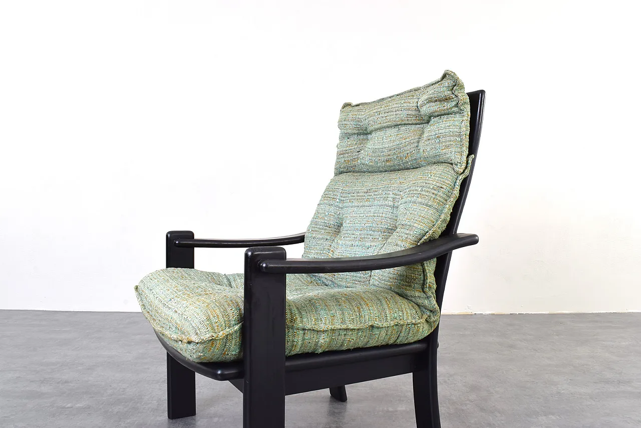 Poltrone e tavolino da caffè Mid-Century, danesi, anni '70 10