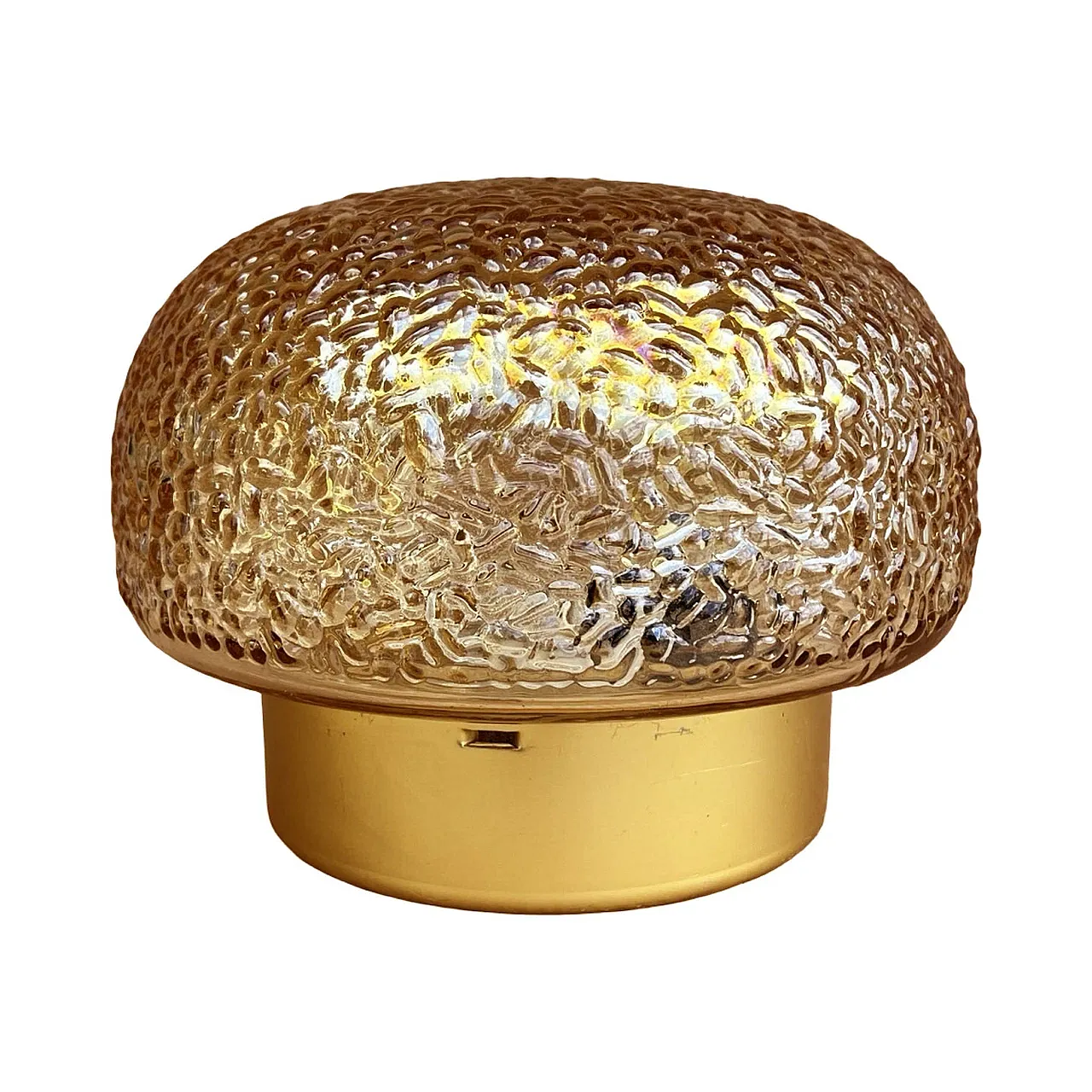 Ceiling lamp by VEB Beleuchtungsglas Kombinat Goerlitz, 1970s 2