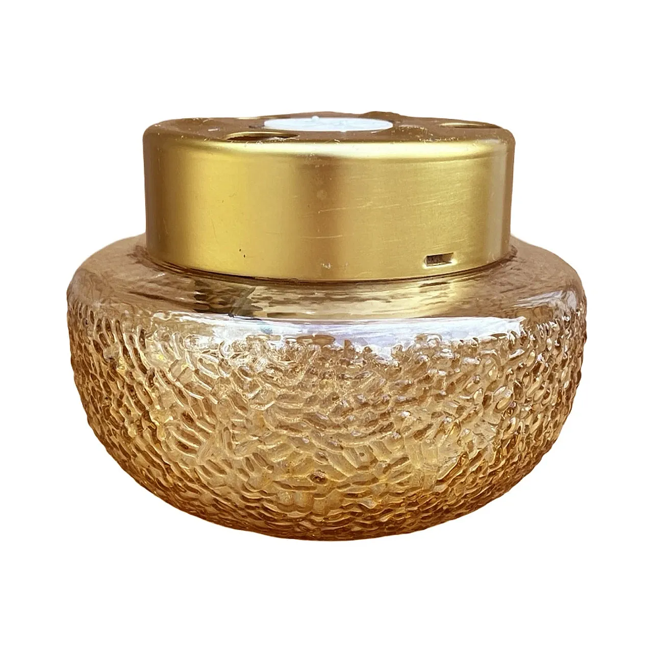 Ceiling lamp by VEB Beleuchtungsglas Kombinat Goerlitz, 1970s 3