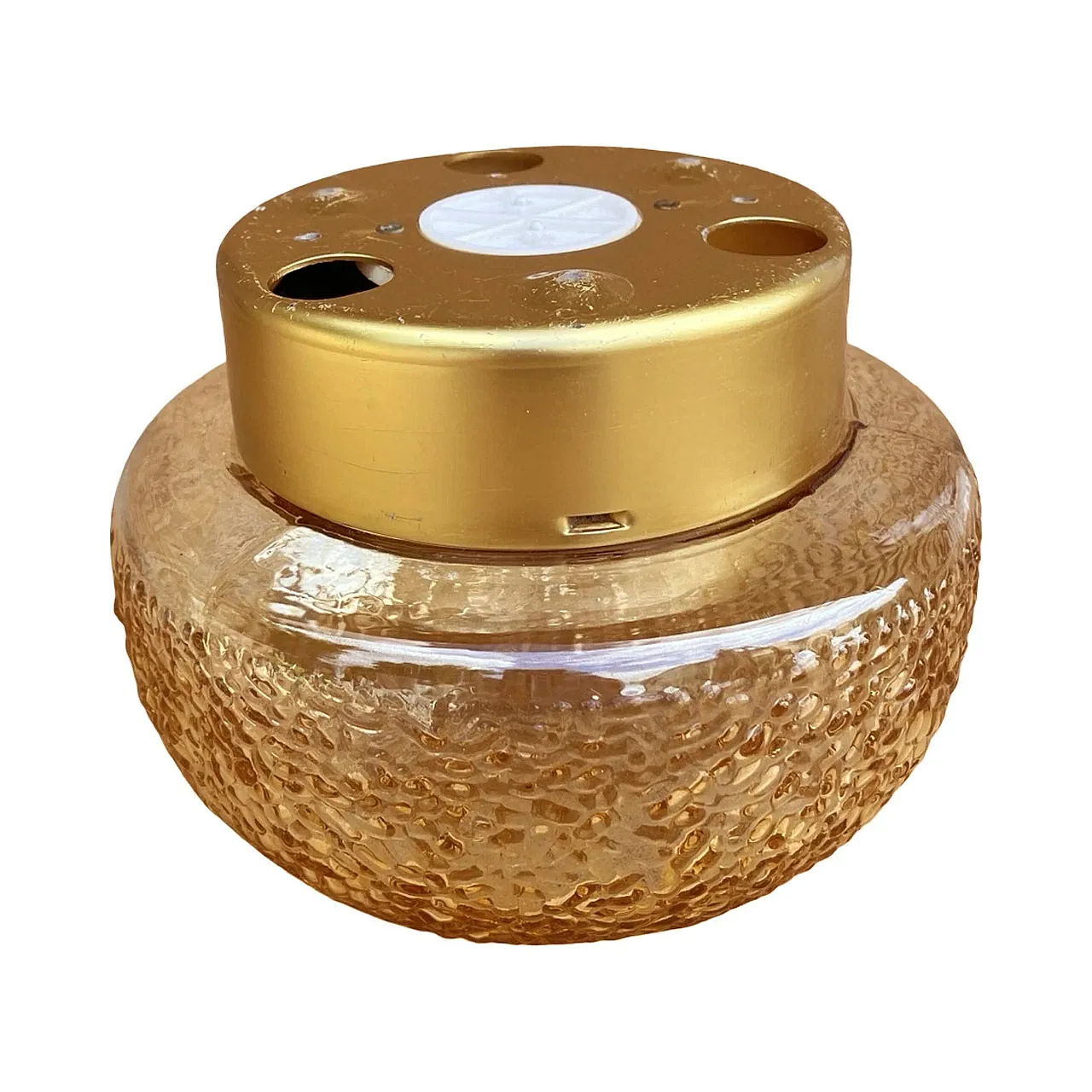 Ceiling lamp by VEB Beleuchtungsglas Kombinat Goerlitz, 1970s 5