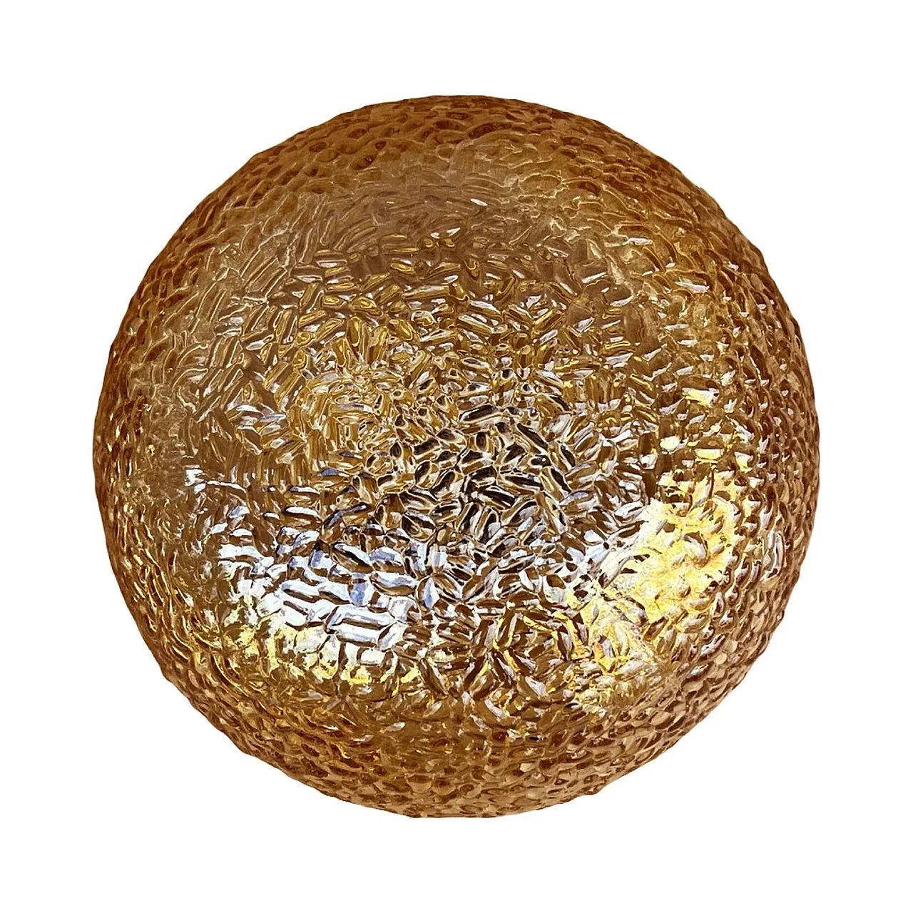 Ceiling lamp by VEB Beleuchtungsglas Kombinat Goerlitz, 1970s 7