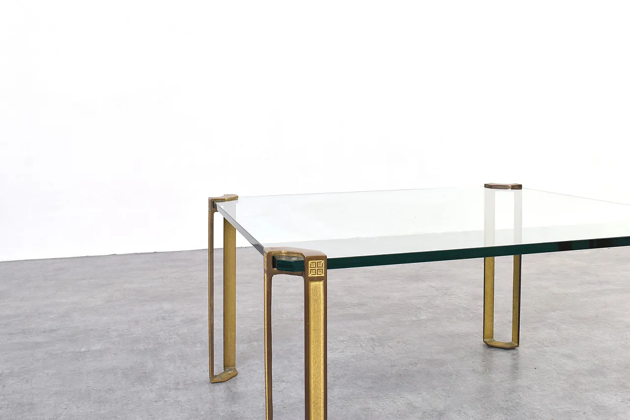 Coppia di tavolini Hollywood Regency di Peter Ghyczy, anni '70 6