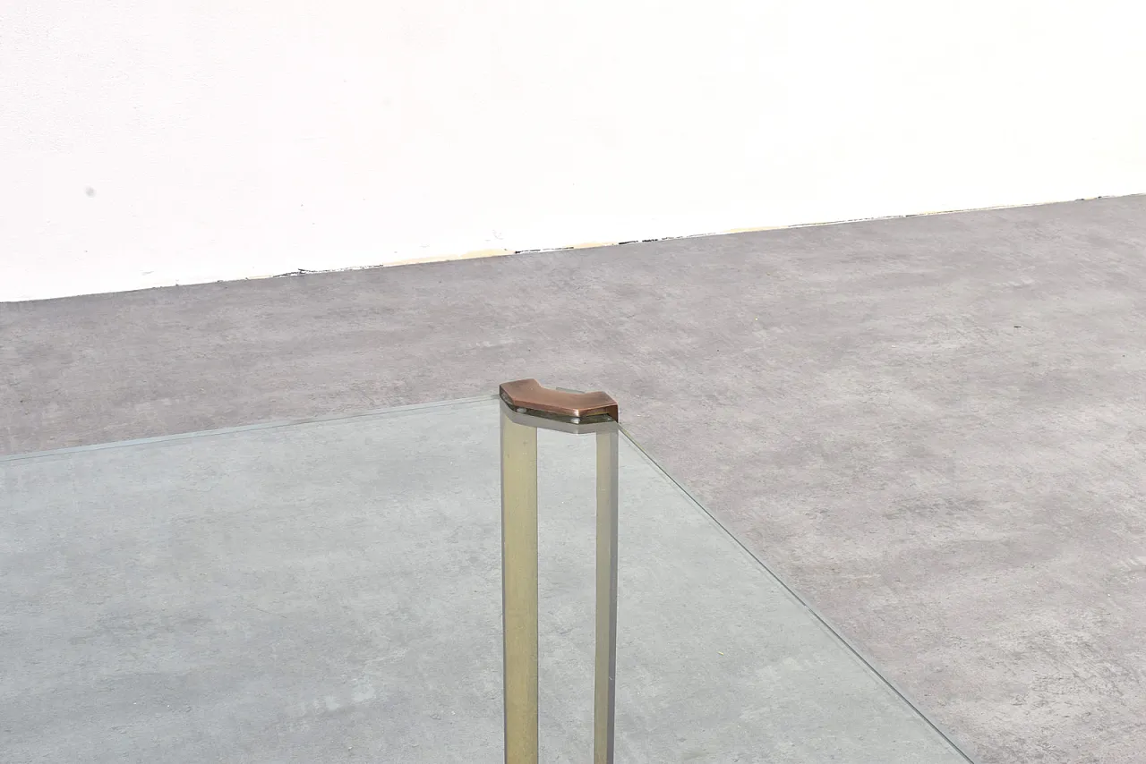 Coppia di tavolini Hollywood Regency di Peter Ghyczy, anni '70 9