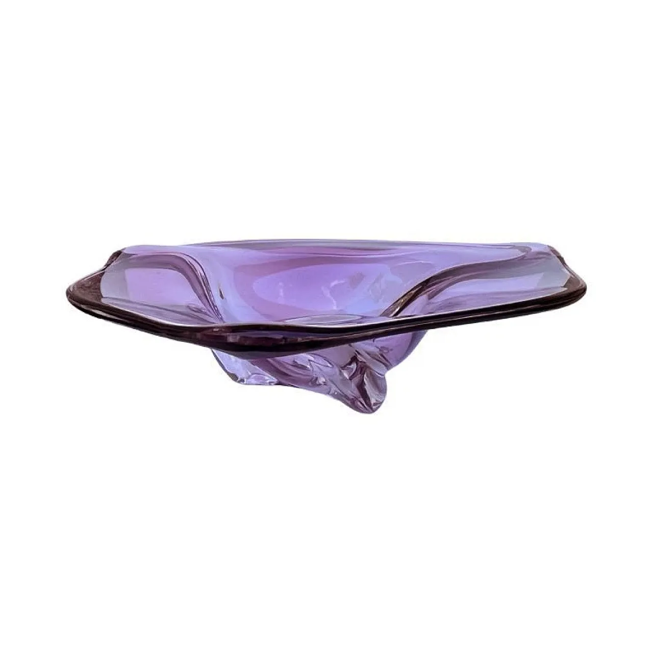 Glass bowl by M. Klinger, 1960s 1