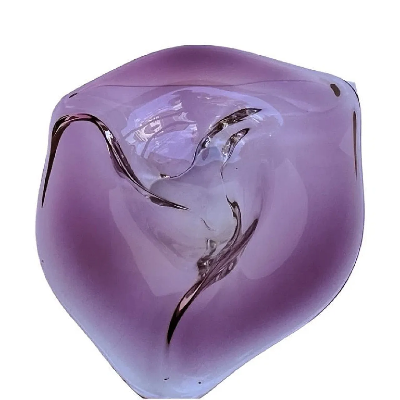 Glass bowl by M. Klinger, 1960s 2