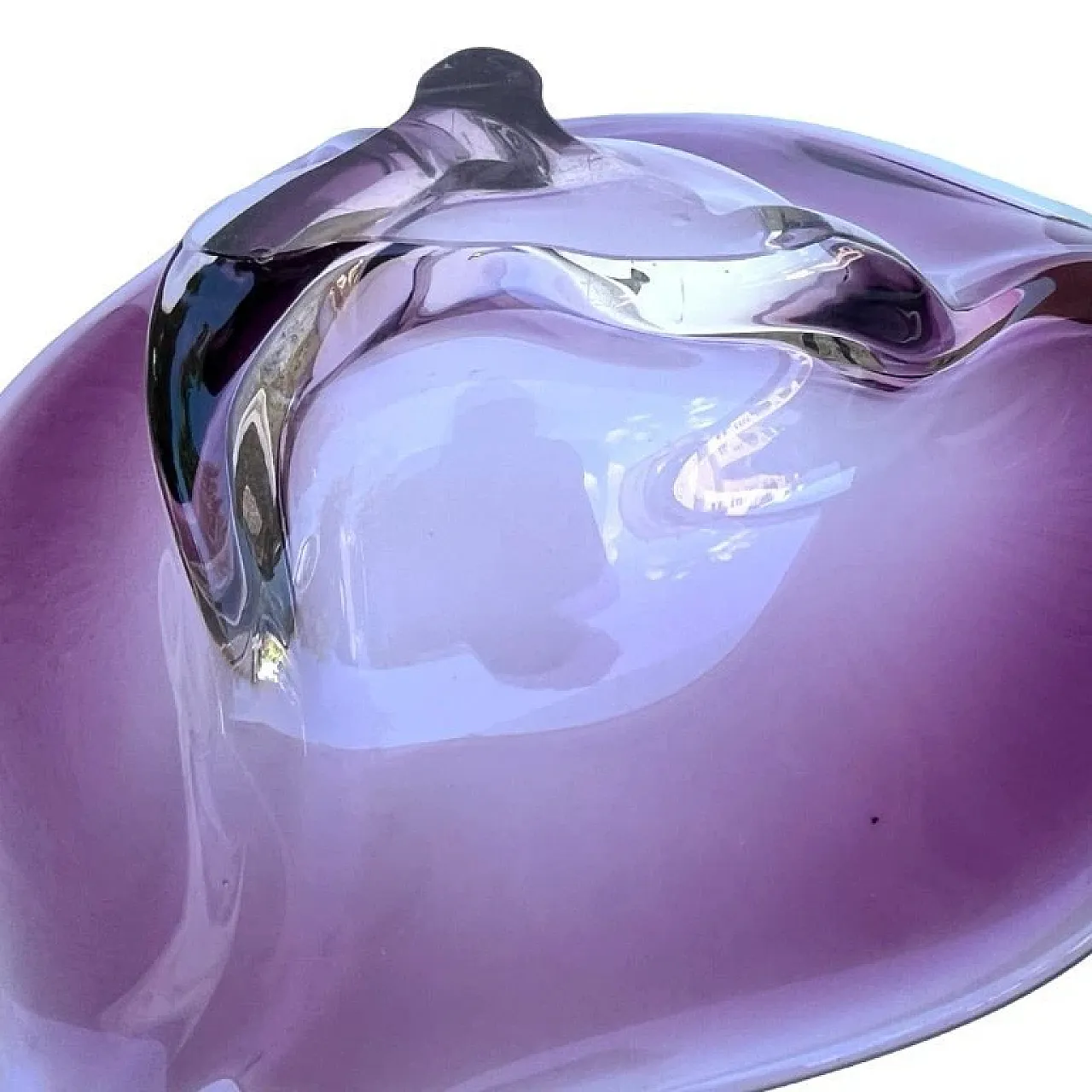 Glass bowl by M. Klinger, 1960s 4