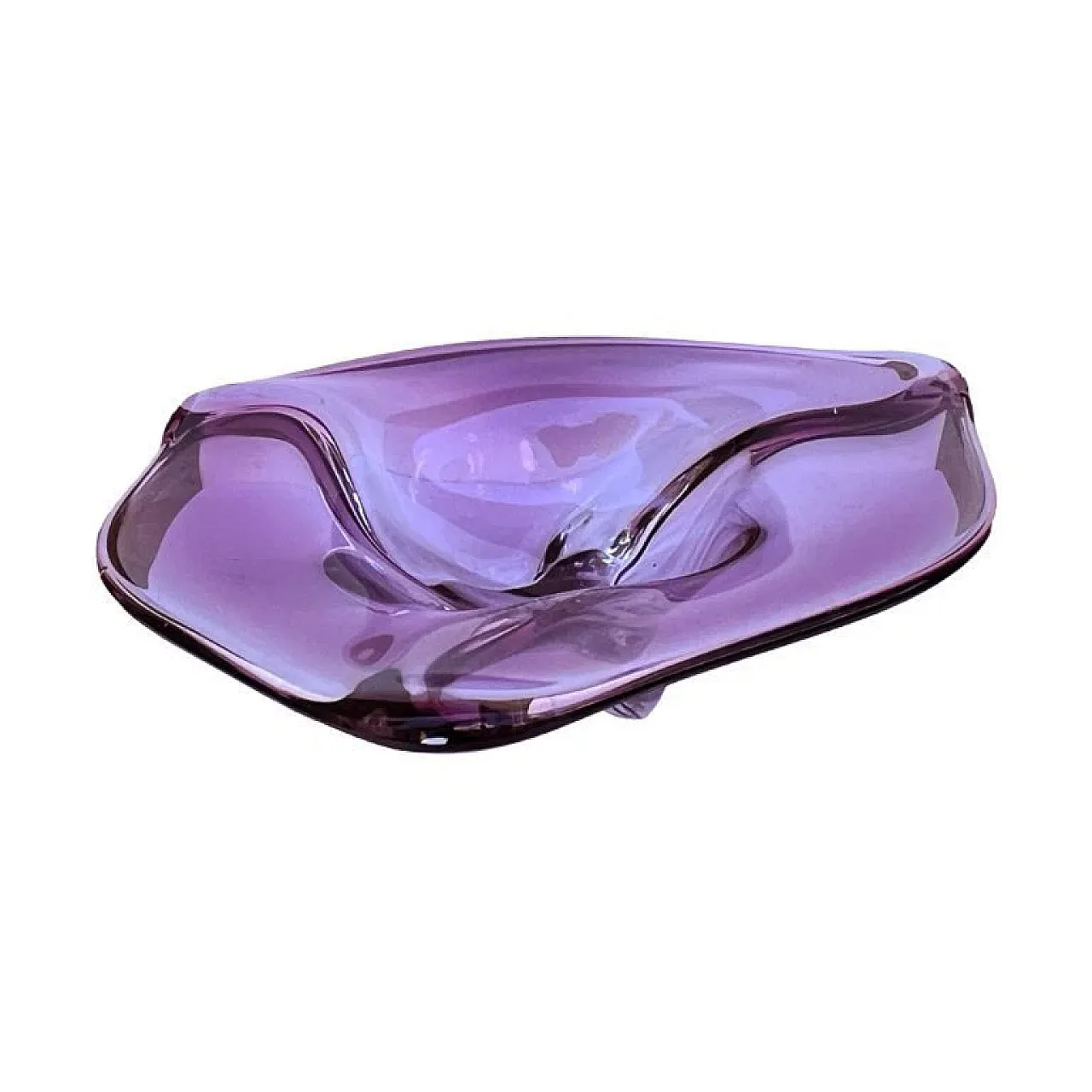 Glass bowl by M. Klinger, 1960s 7