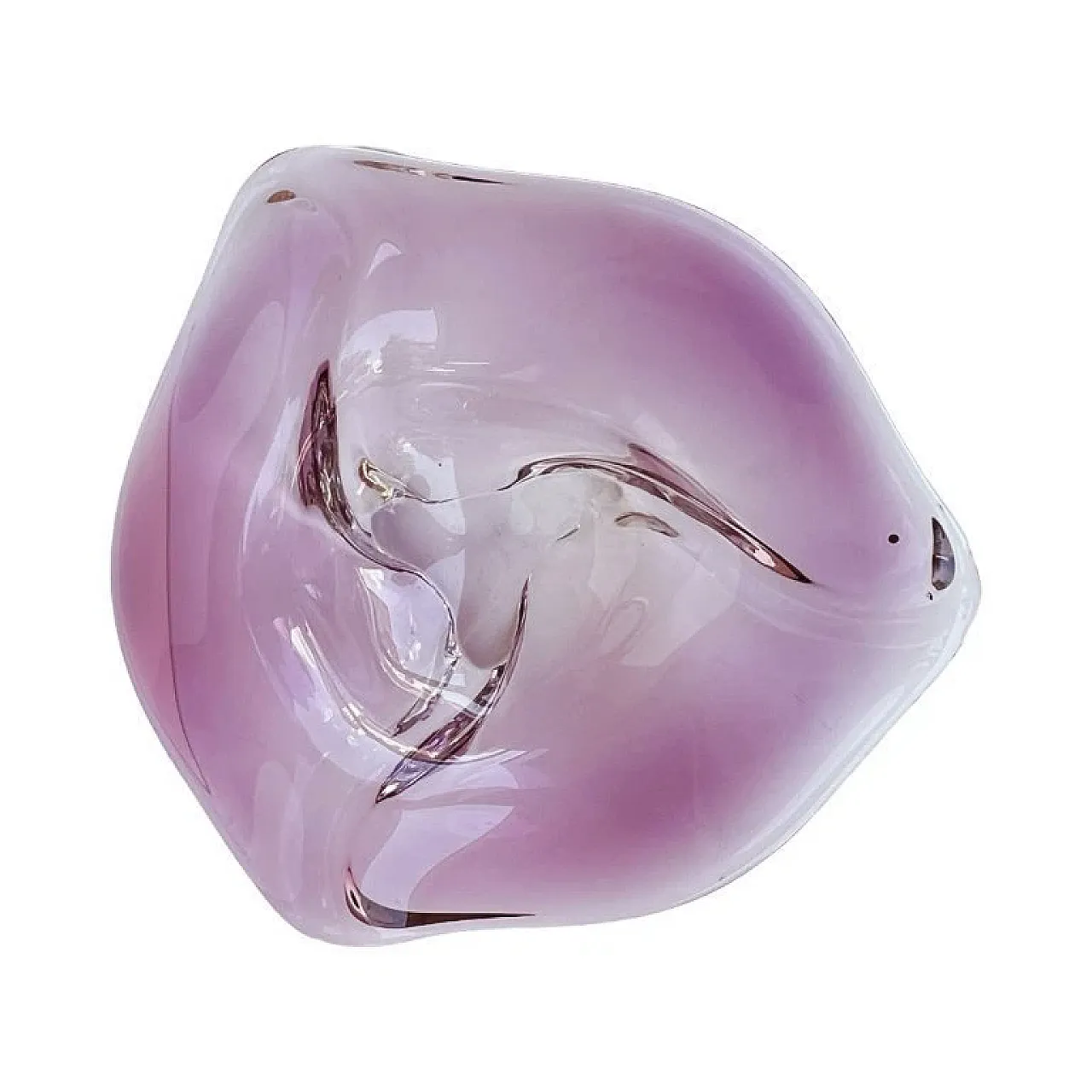 Glass bowl by M. Klinger, 1960s 9