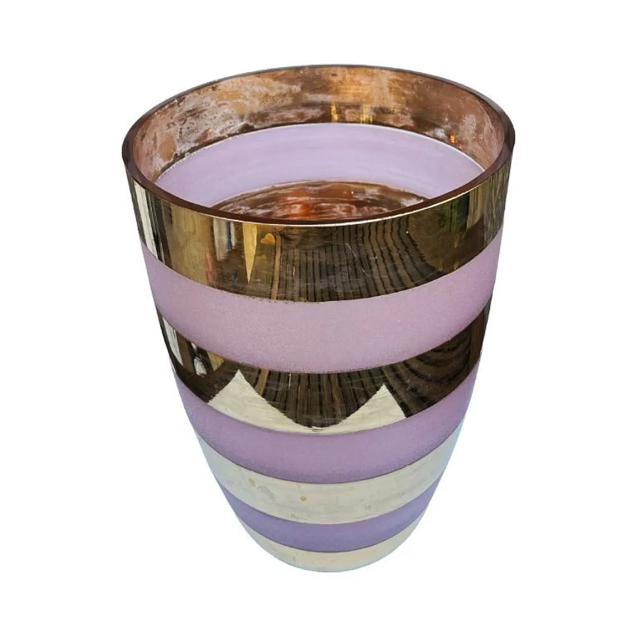 Large gilded vase, 1980s 2