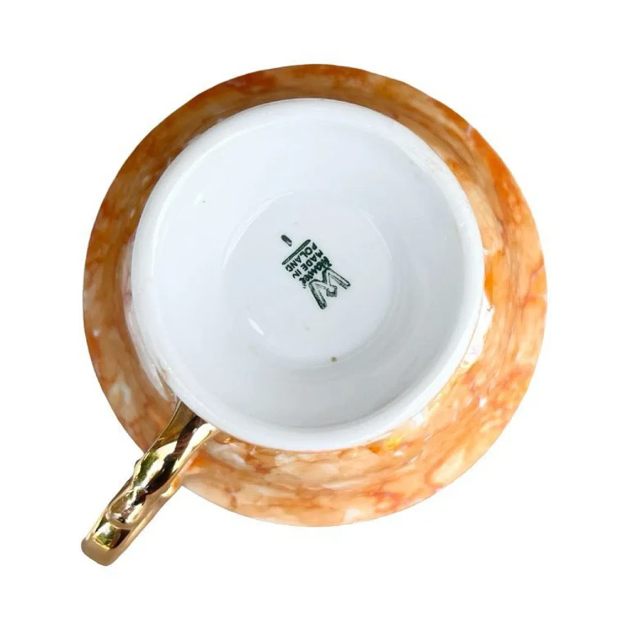 Marbled breakfast set, 1970s 10