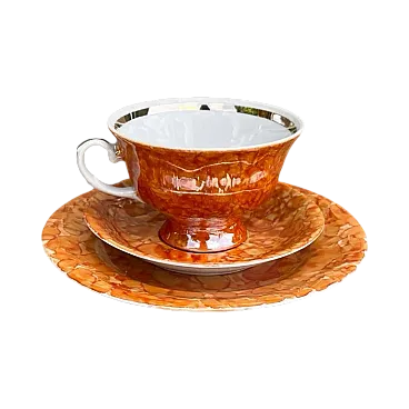 Set per la colazione marmorizzato, anni '70