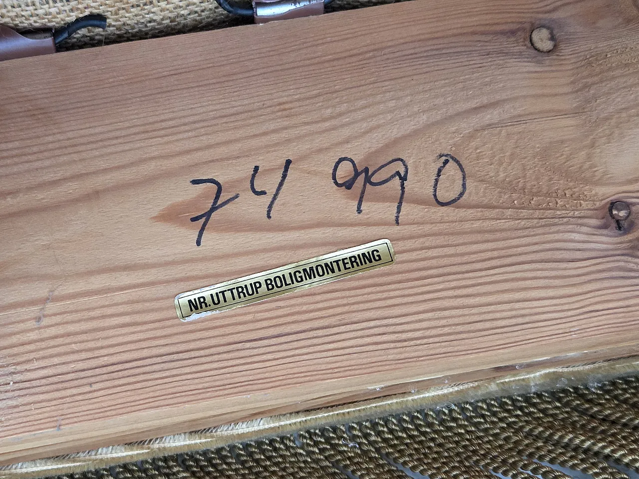 Danish 2-seater sofa, light green velour, 1970s 20