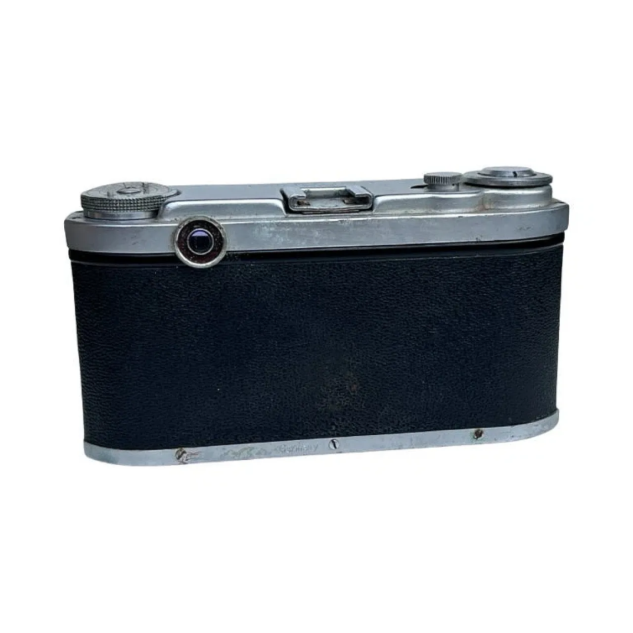 Leidolf Lordomat C35 camera with original case, 1950s 4