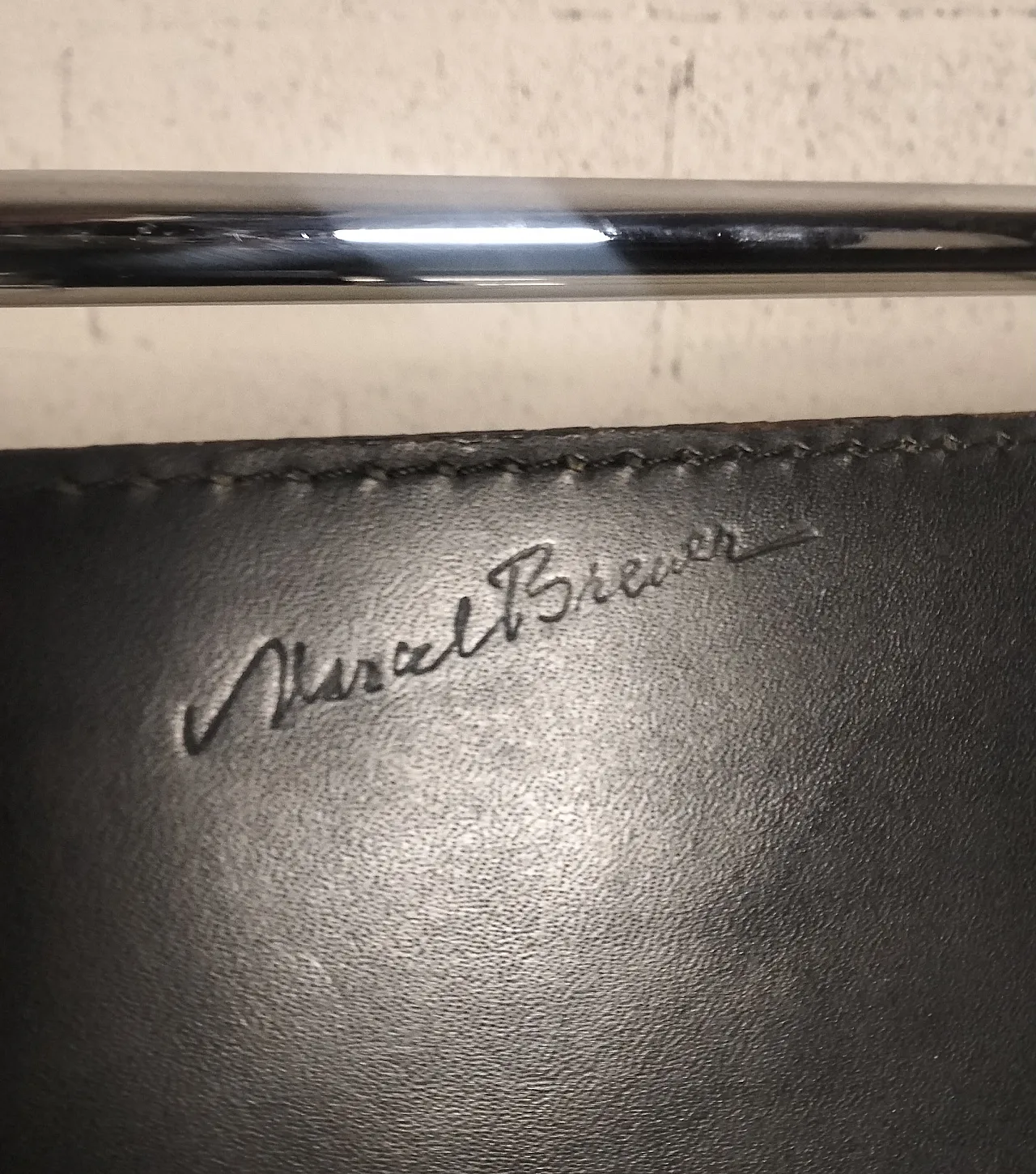 Poltrona Wassily  di M.Breuer per Gavina, anni 60s 2