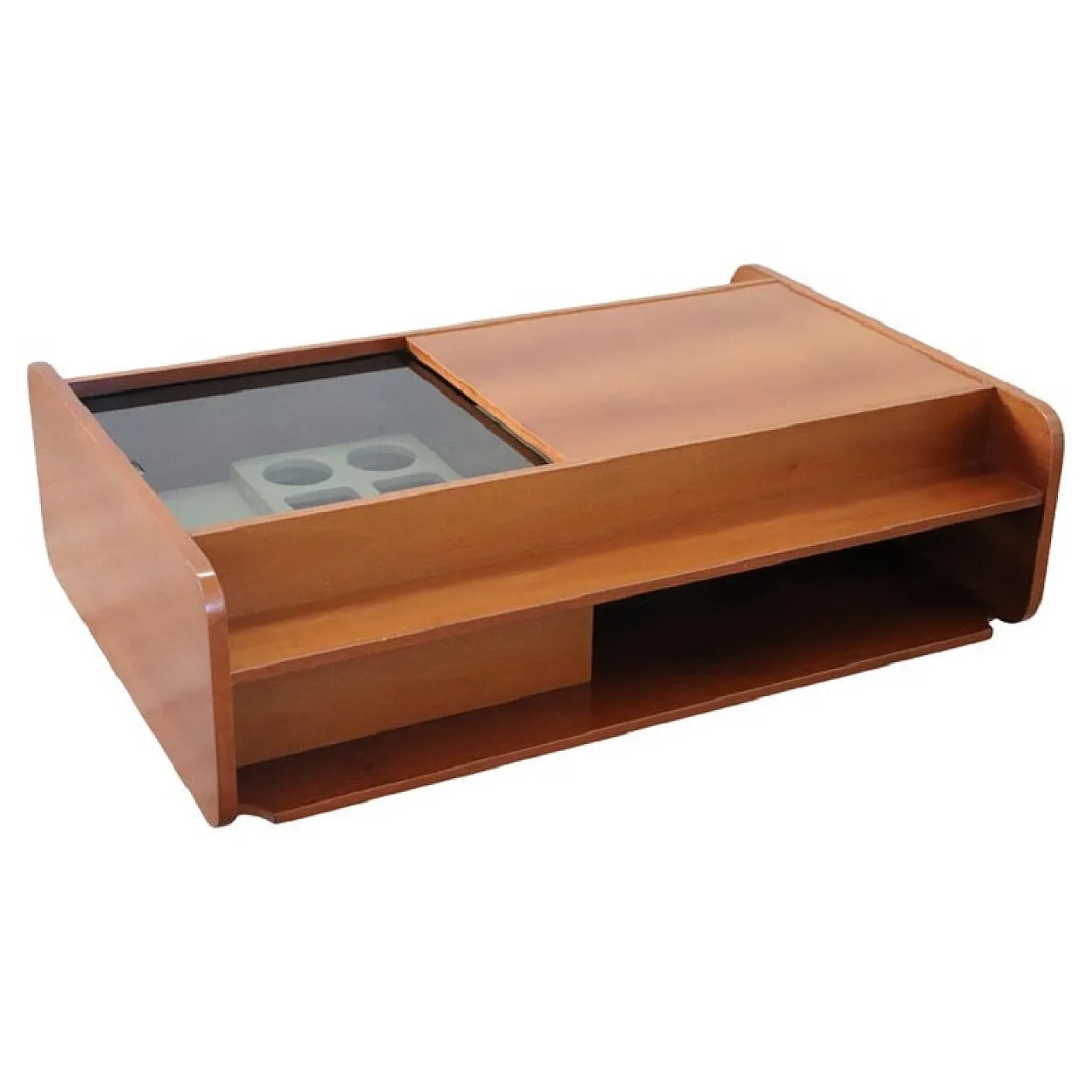 Coffee table with bar compartment, 1970s 1