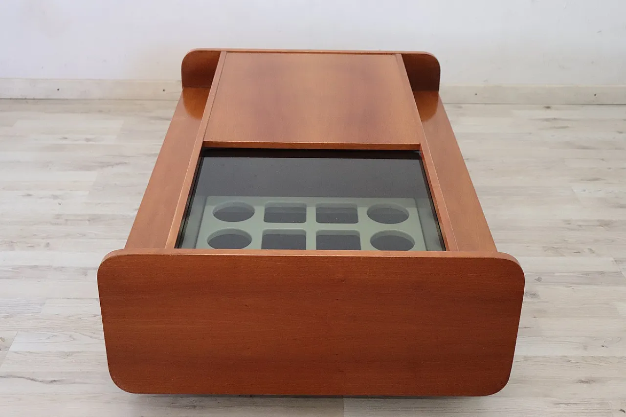 Coffee table with bar compartment, 1970s 6