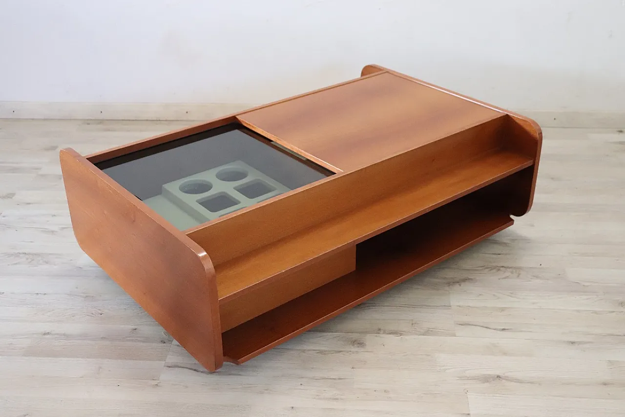 Coffee table with bar compartment, 1970s 7