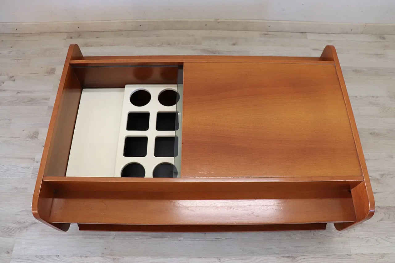Coffee table with bar compartment, 1970s 8