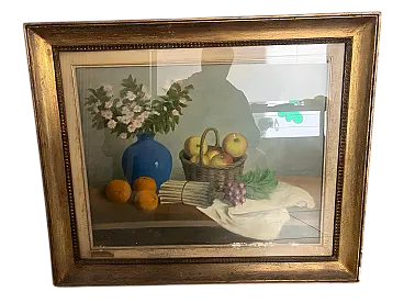 Oil Painting, Still Life with Asparagus, 1940s