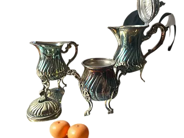Silver coffee service, 19th century