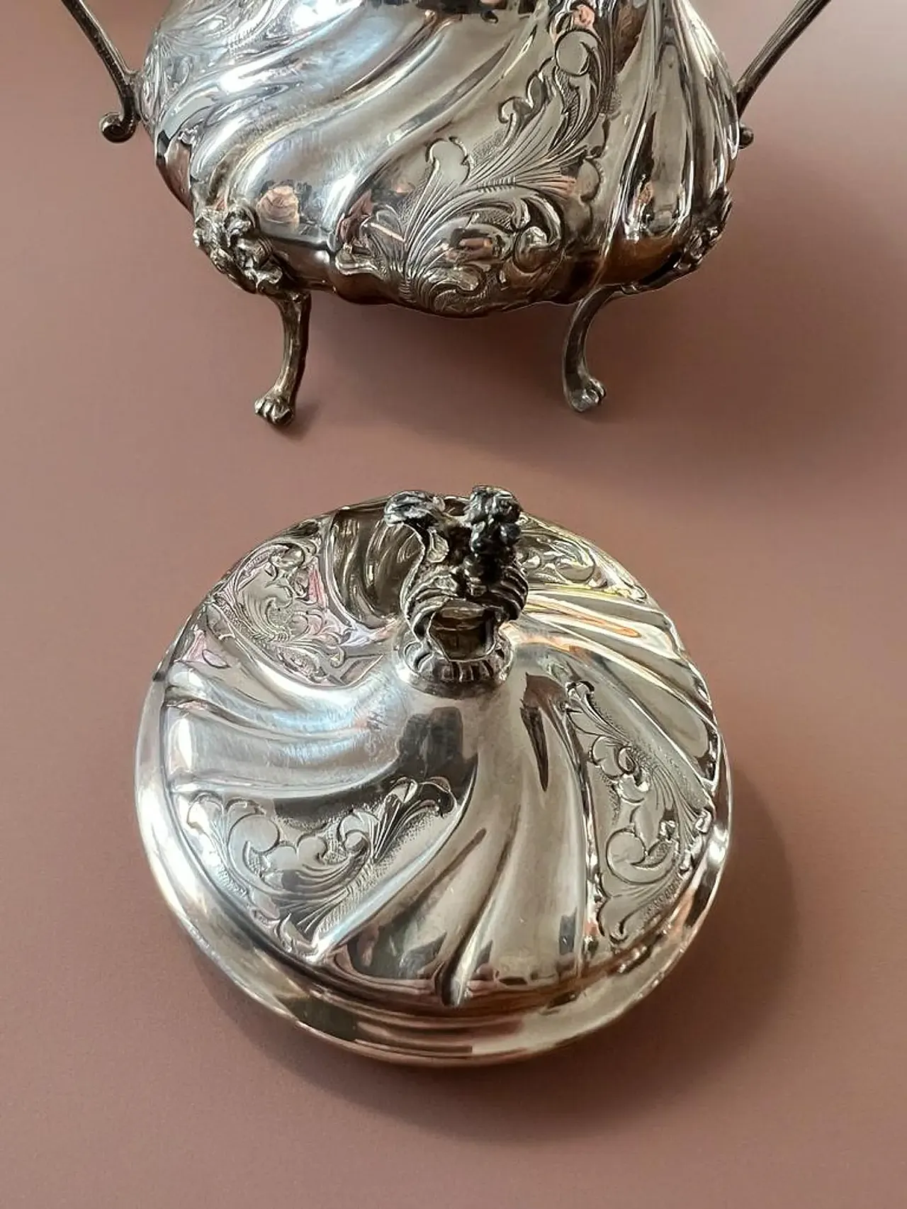 Zuccheriera in argento, anni '80 4