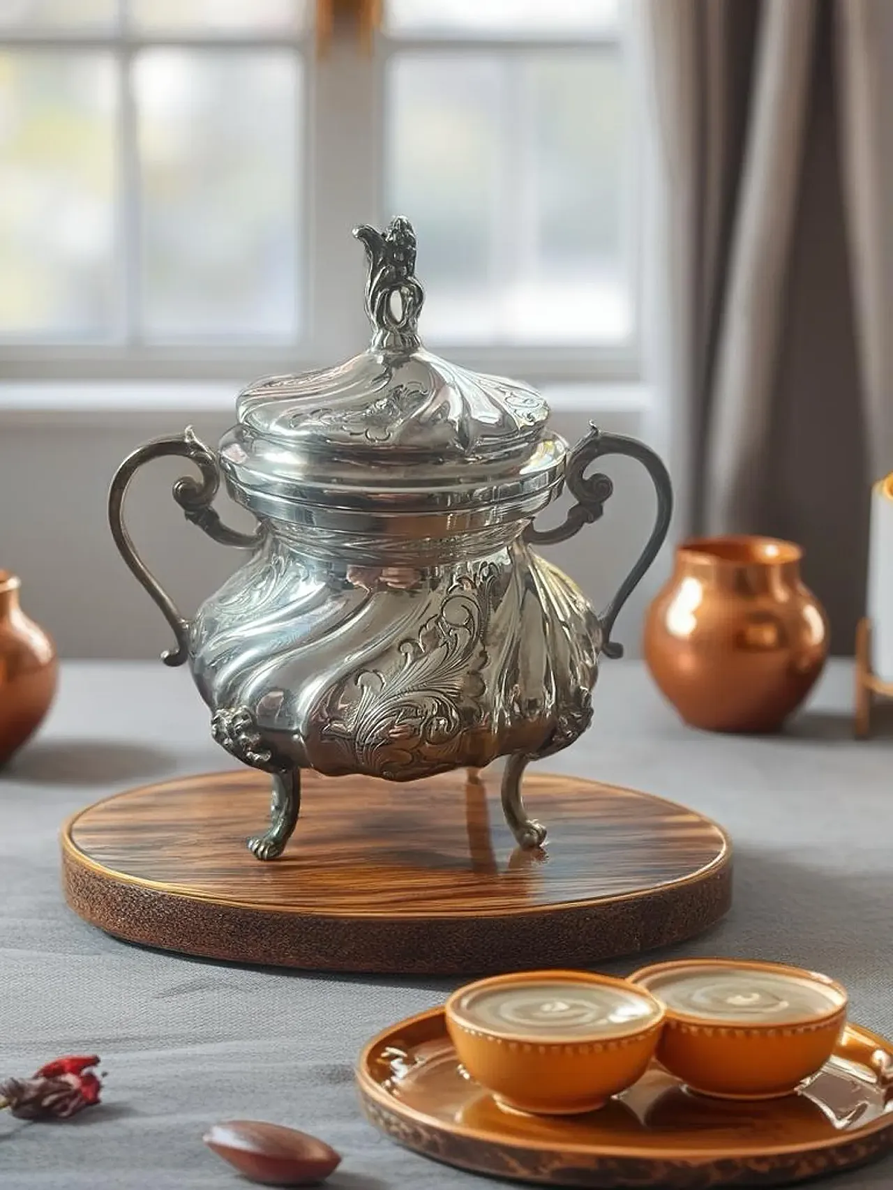 Zuccheriera in argento, anni '80 6