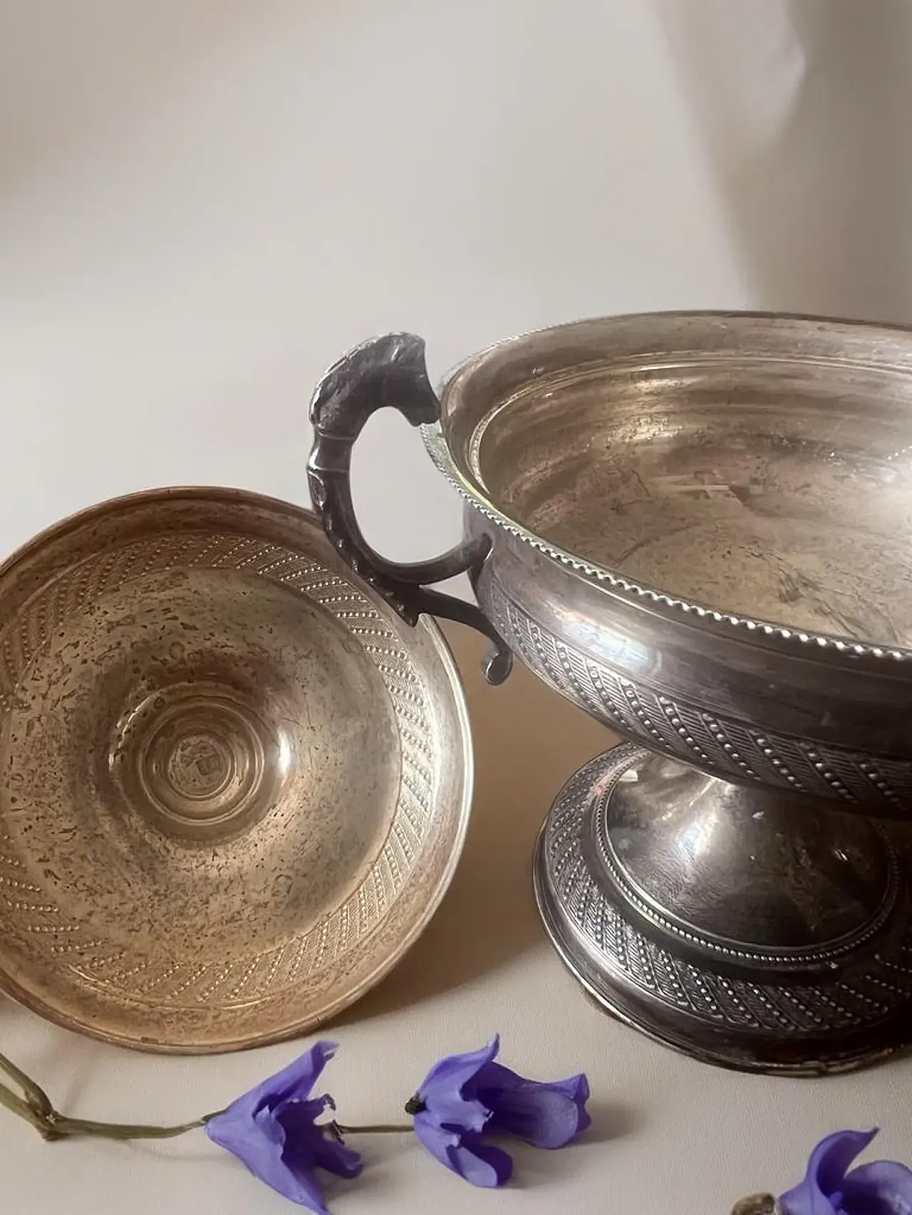 Zuccheriera in argento, anni '80 7