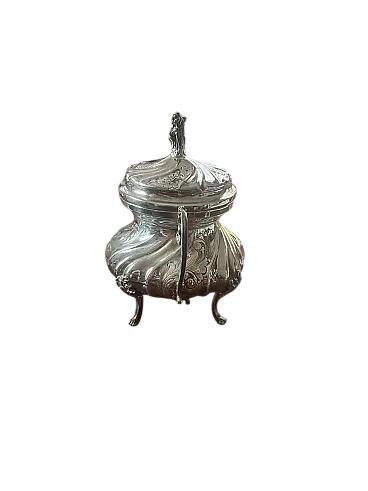 Silver sugar bowl, 1980s