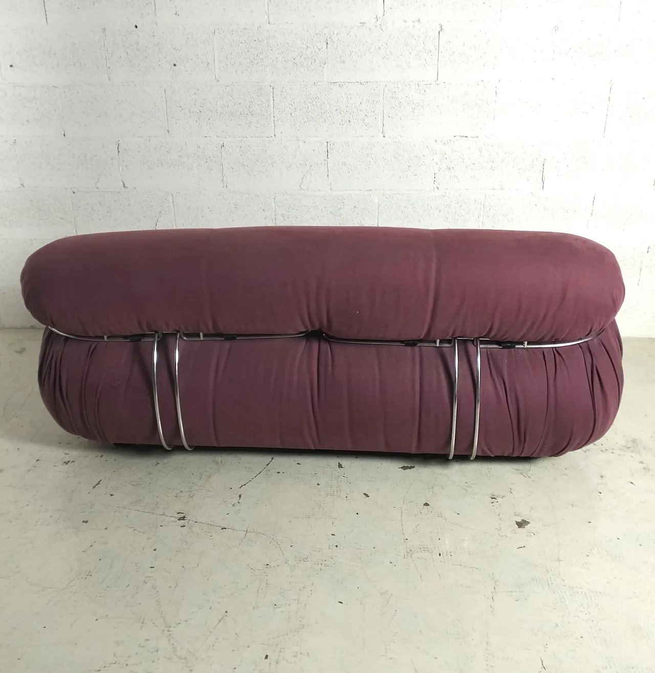 Soriana 2 seater sofa by Afra and Tobia Scarpa for Cassina, 70s 10