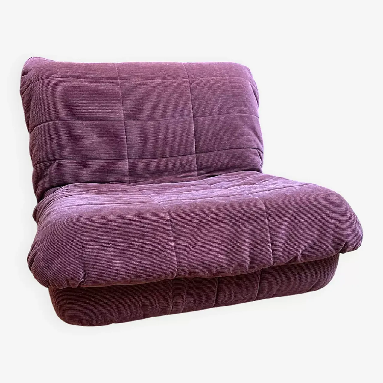 Poltrona letto Cinna in velluto, fine '900 1