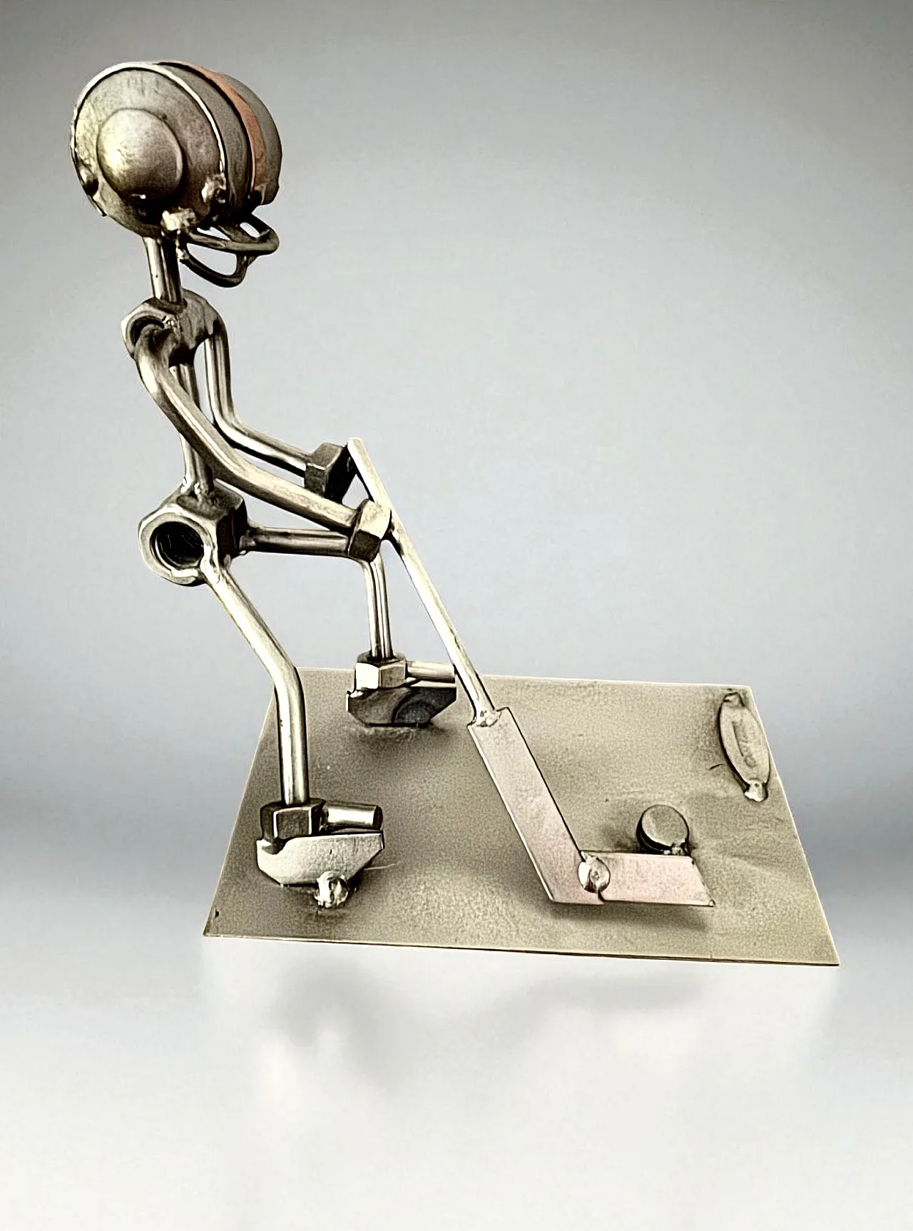 Happy Metal hockey player, 90s 2