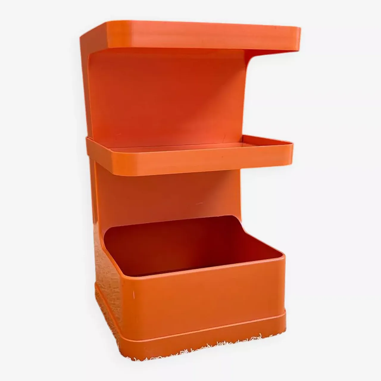 Prisunic Flair plastic bedside table, 1970s 1