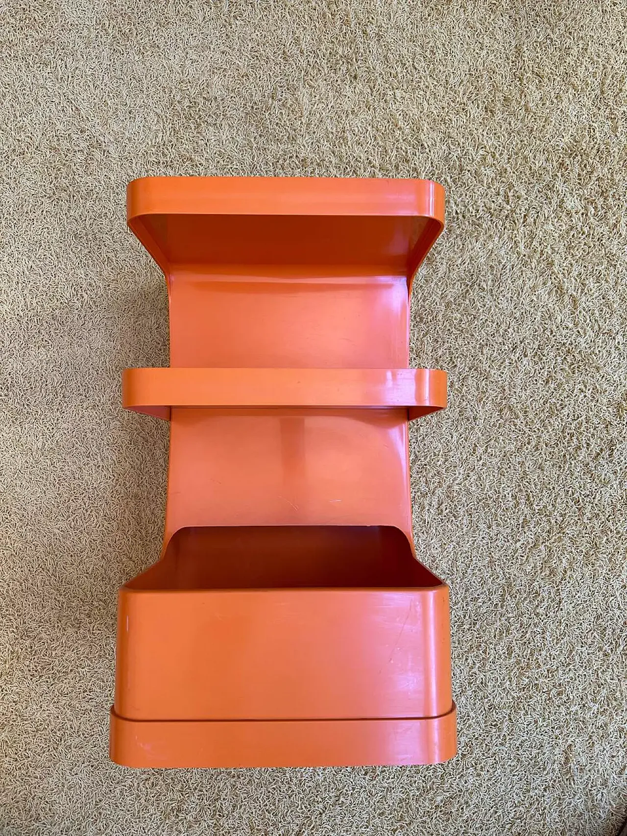 Prisunic Flair plastic bedside table, 1970s 8