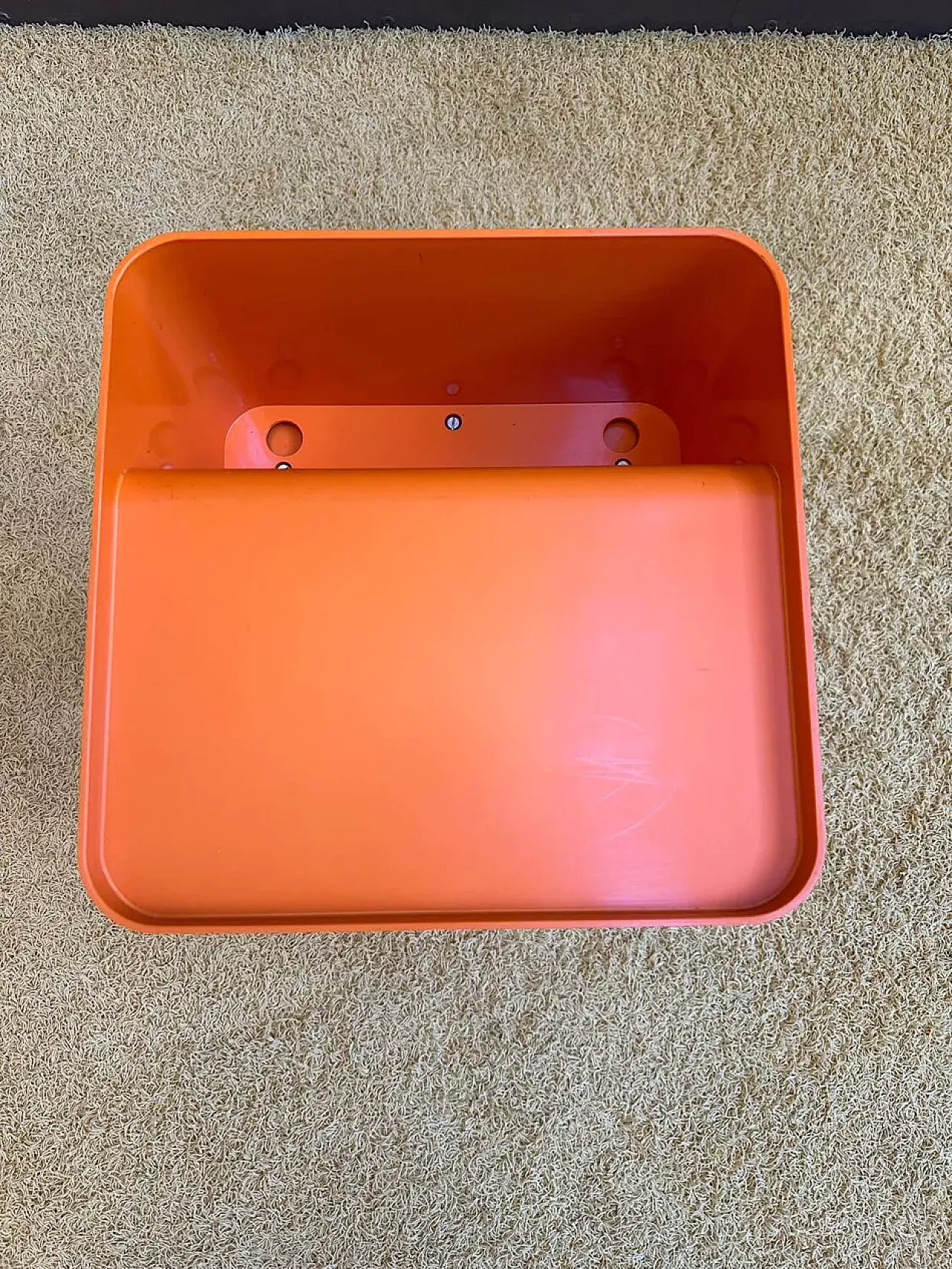 Prisunic Flair plastic bedside table, 1970s 9