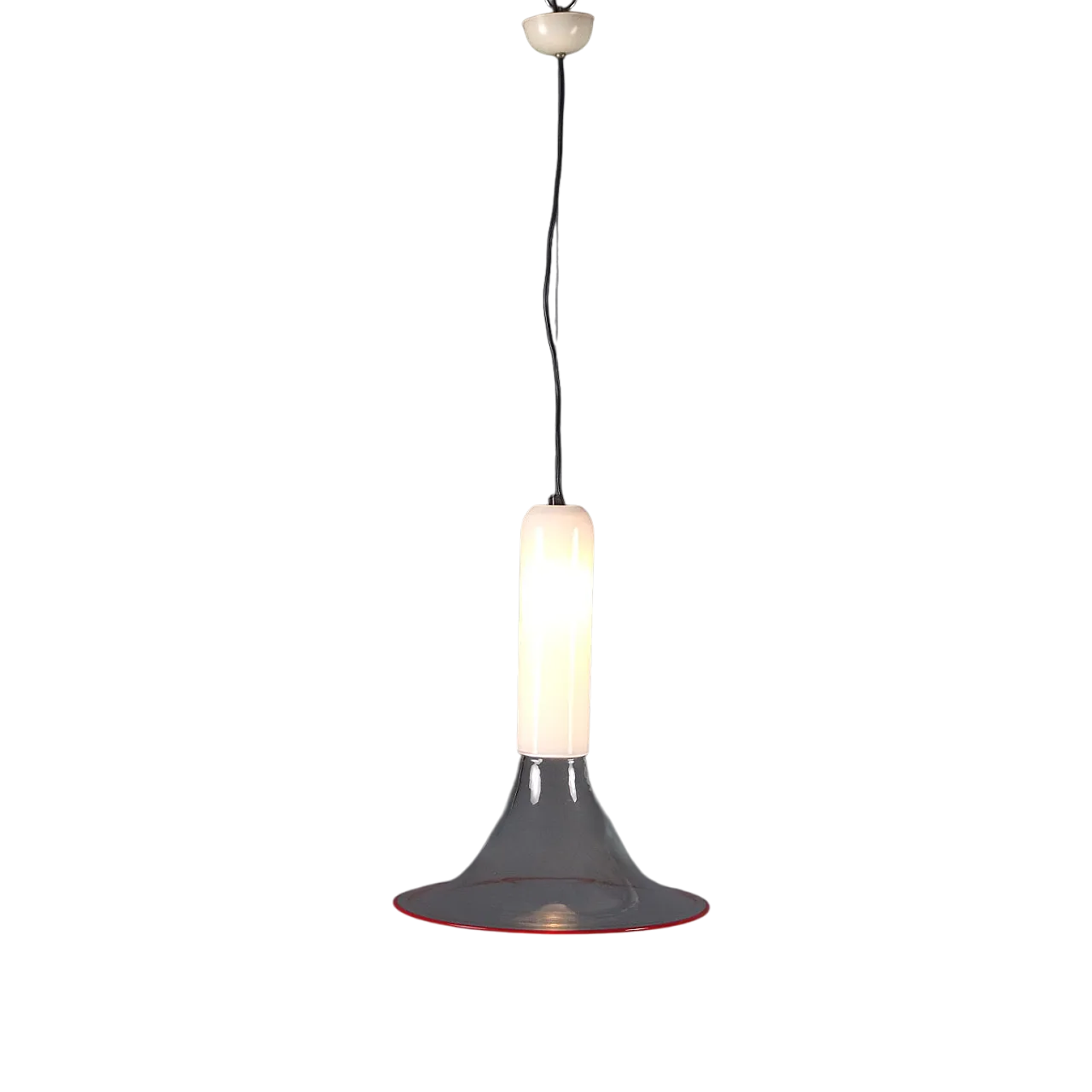 Plafoniera in vetro di Murano, anni '70 10