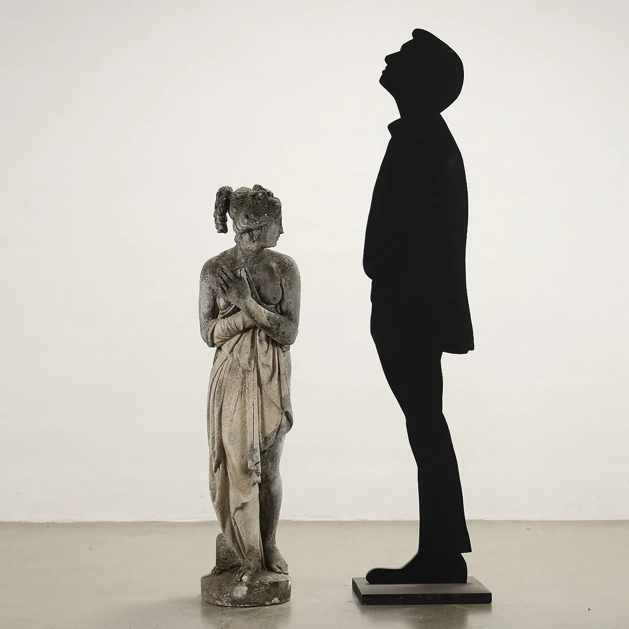 Scultura da giardino di Venere Italica in graniglia 2