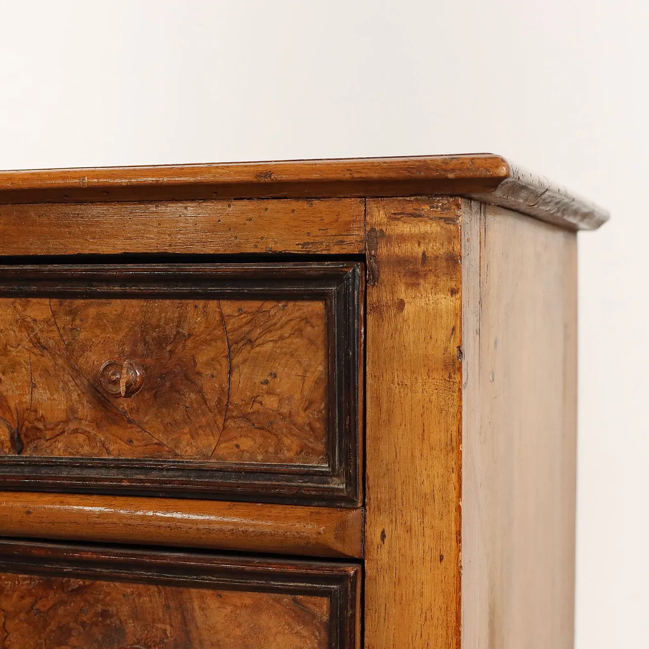 Comodino in stile Direttorio in noce, '900 4