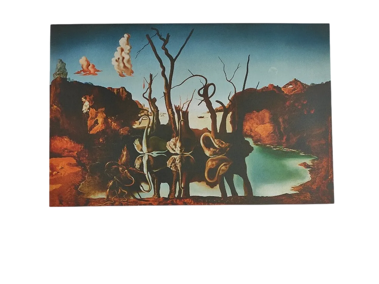 Swans Reflecting Elephants by Salvador Dali, lithograph, 1930s 5