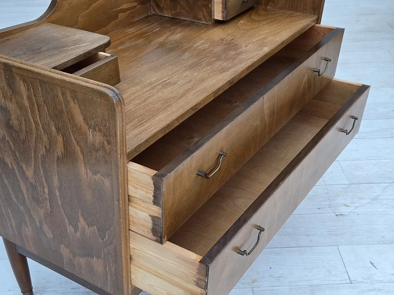 Cassettiera danese, legno di faggio, anni '70 4