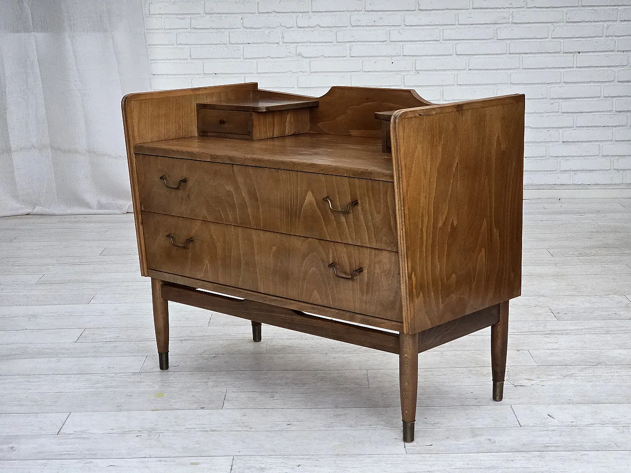 Cassettiera danese, legno di faggio, anni '70 15