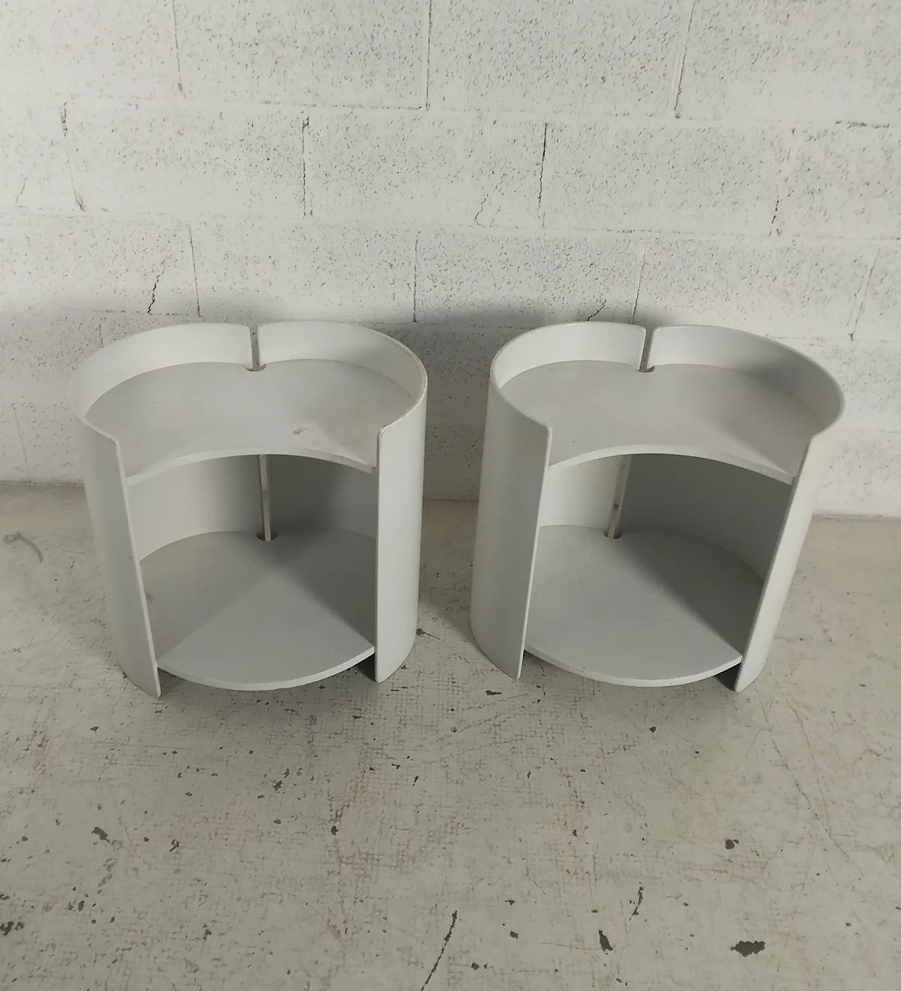 Coppia di comodini Gea  di K. Takahama per Gavina, anni '70 5