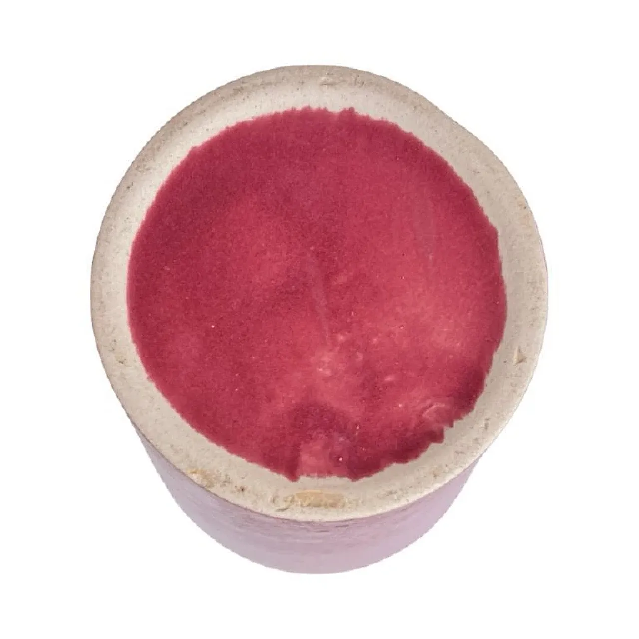 Burgundy ceramic vase MF Design, 1980s 5