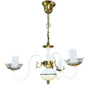 AKA Leuchten chandelier, Hollywood Regency style, 1970s