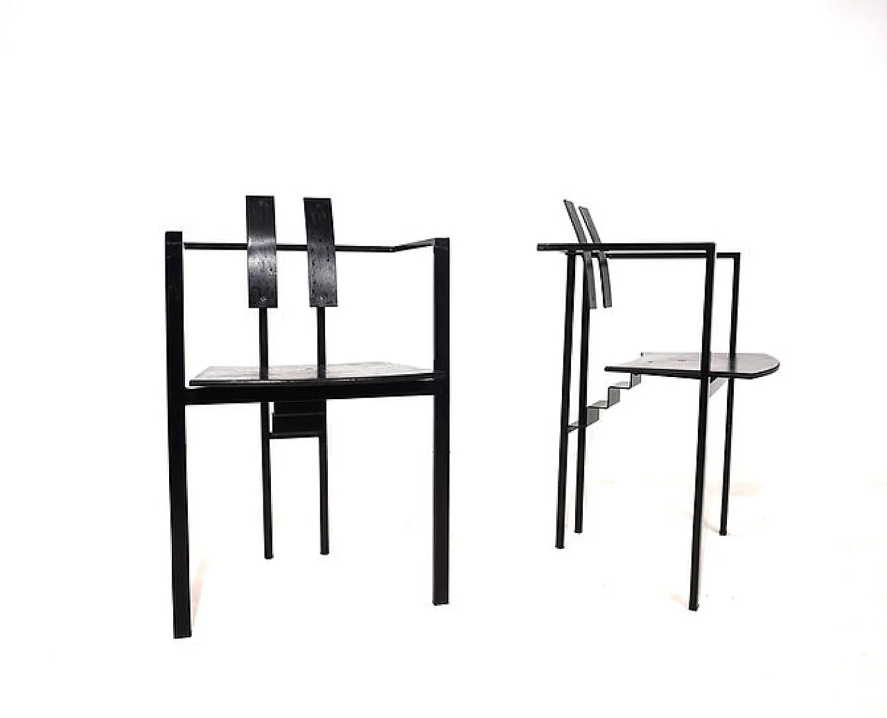 Coppia di sedie KFF Trix Memphis di Karl Friedrich Förster, anni '80 1